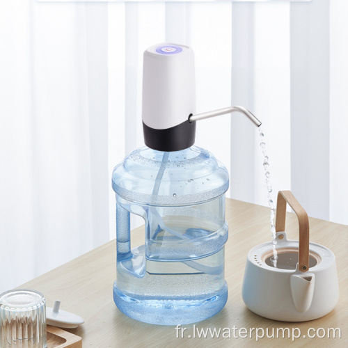 Distributeur de pompe à eau de petite bouteille en plastique de bureau